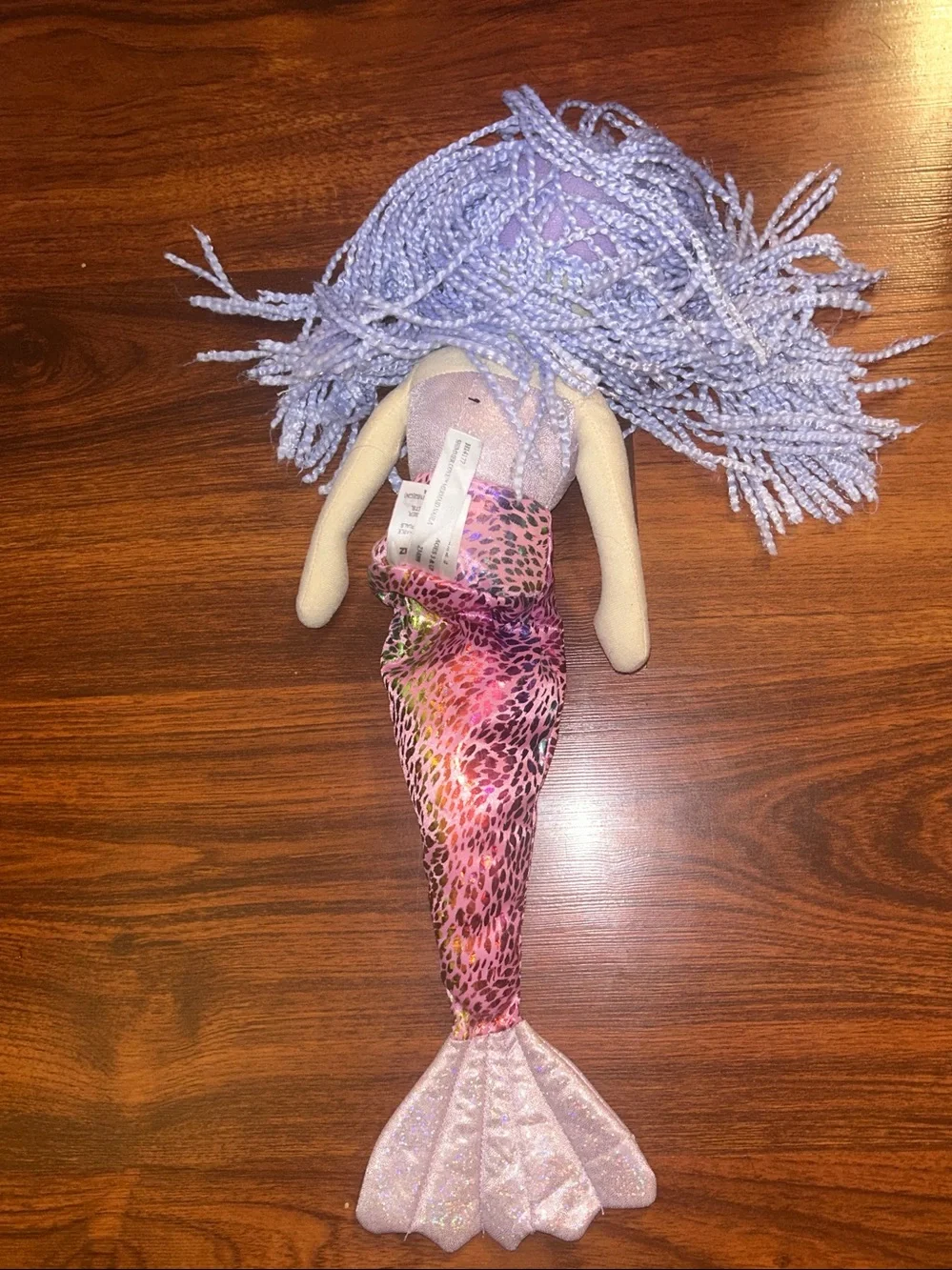 Mermaid Doll Lot 18in Ganz Shimmer Cove Shelly Plush & 12in Sequin Fashion Doll